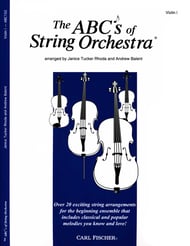 ABC's of String Orchestra Violin 1 string method book cover